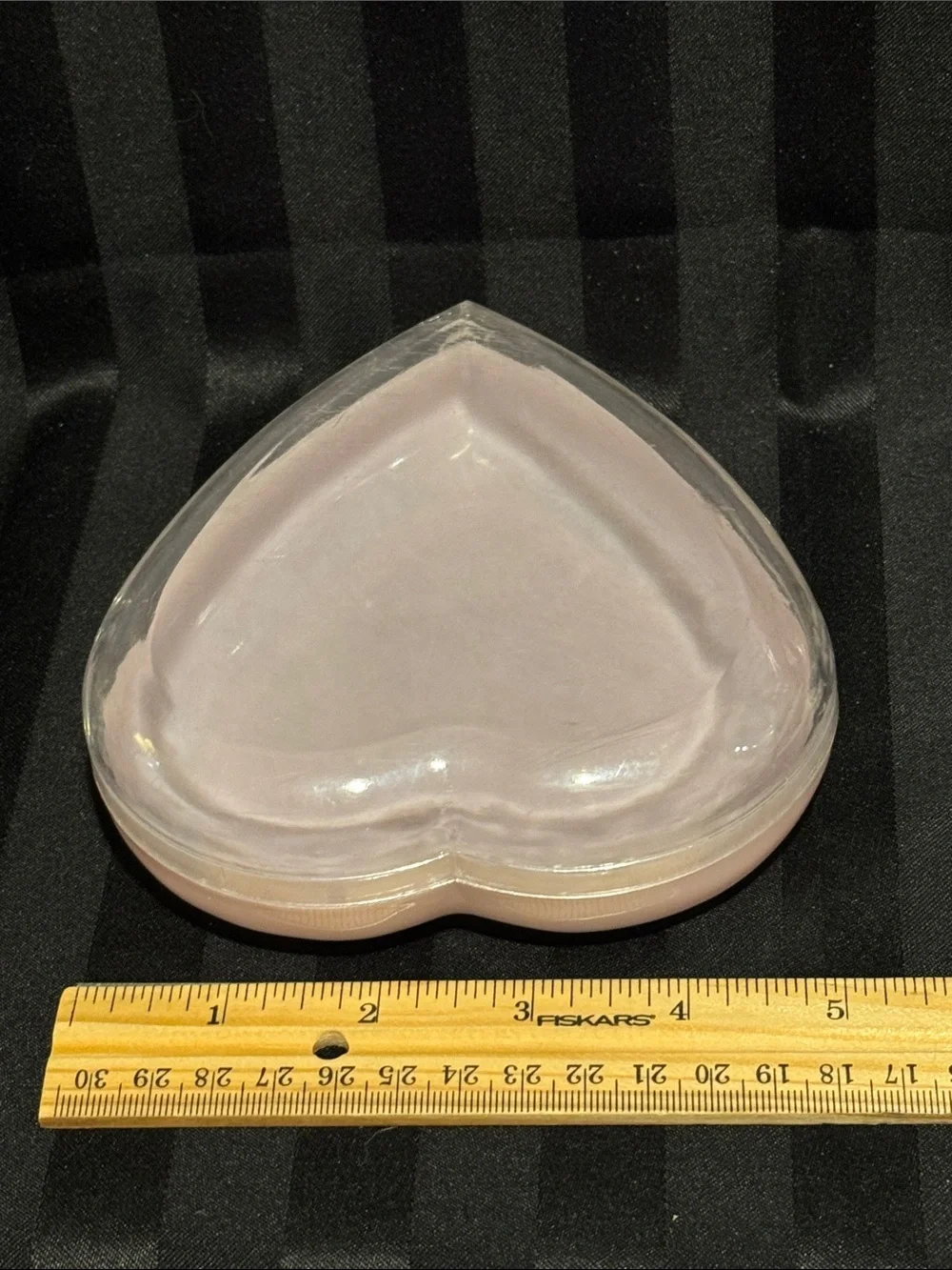Infant comb & brush set -Heart-Shaped Pink Plastic Case